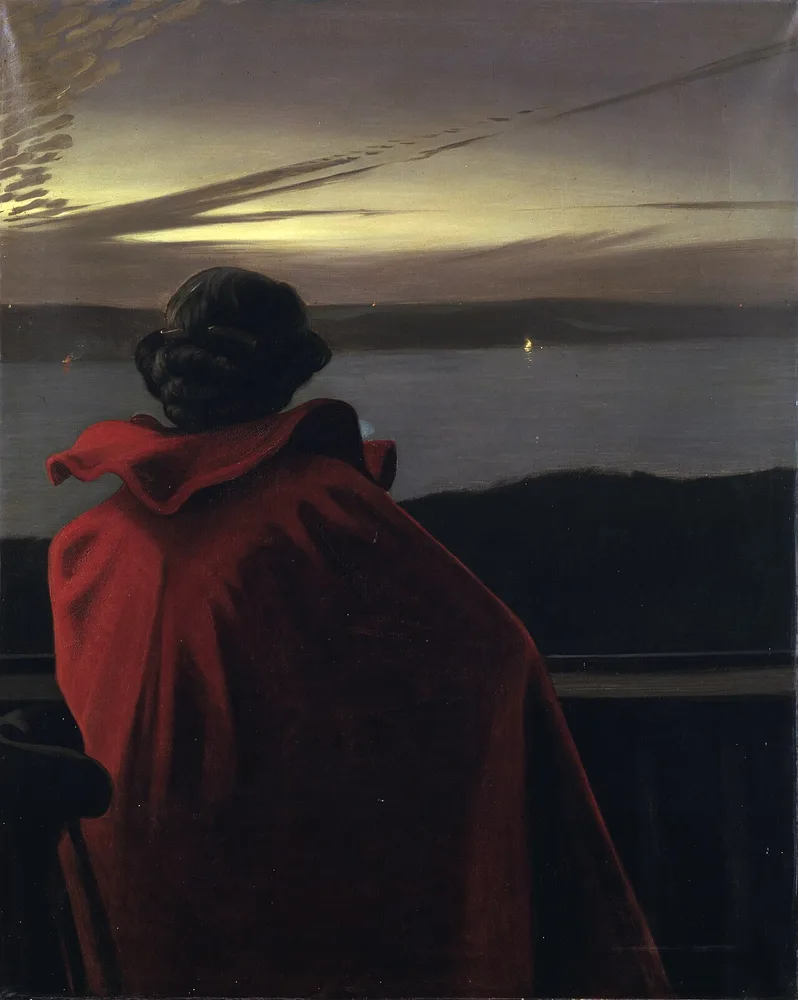 Nuit d'été près du fjord Vejle, Harald Slott-Møller, 1904