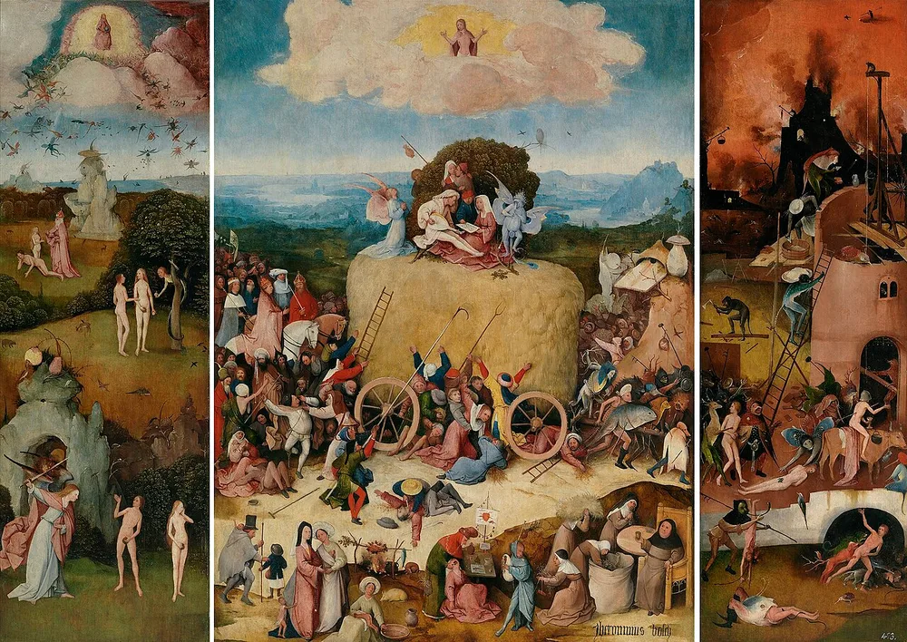 Le Chariot de foin, Jérôme Bosch, 1512-1515