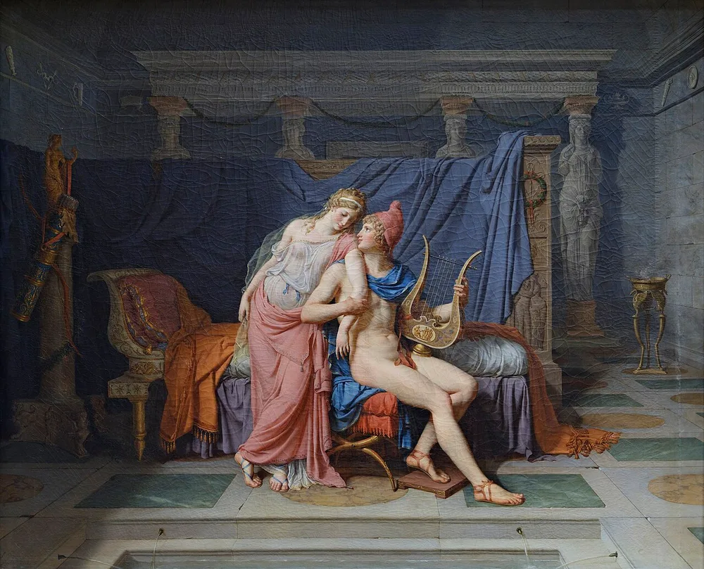 Les Amours de Pâris et d'Hélène, Jacques-Louis David, 1788