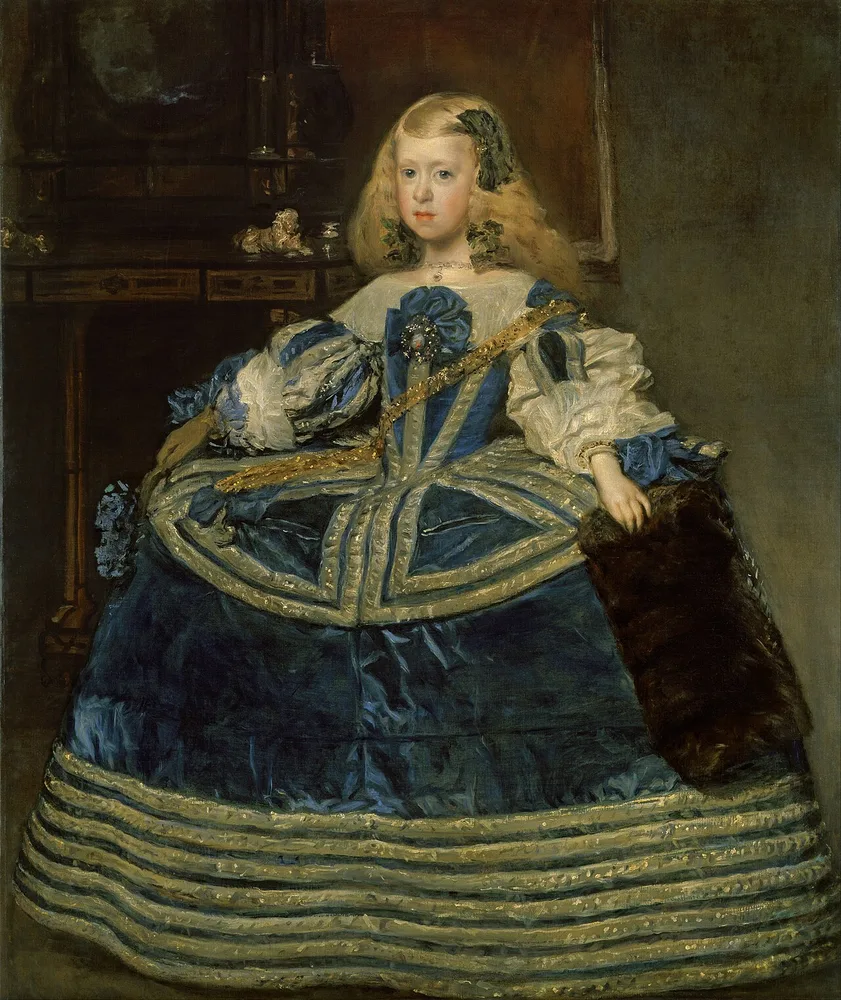 L'Infante Marguerite en bleu, Diego Vélasquez, 1659
