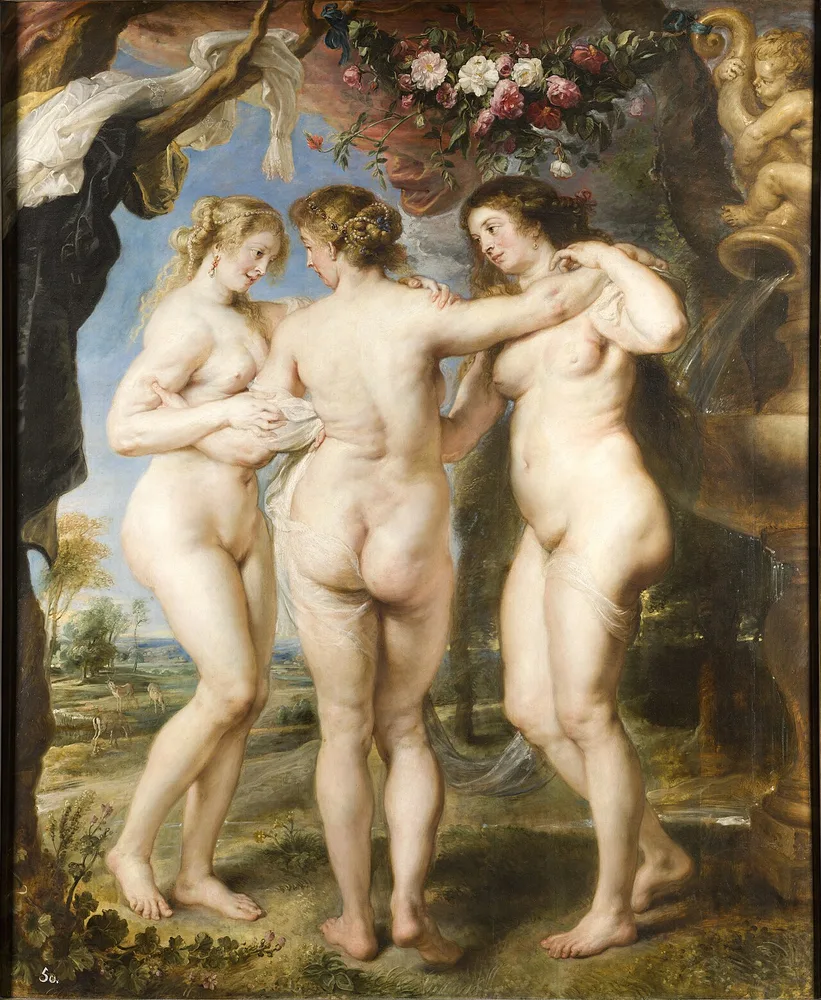 Les Trois Grâces, Pierre Paul Rubens, 1630-1635