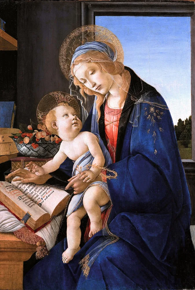 La Madone du livre, Sandro Botticelli, 1480-1481