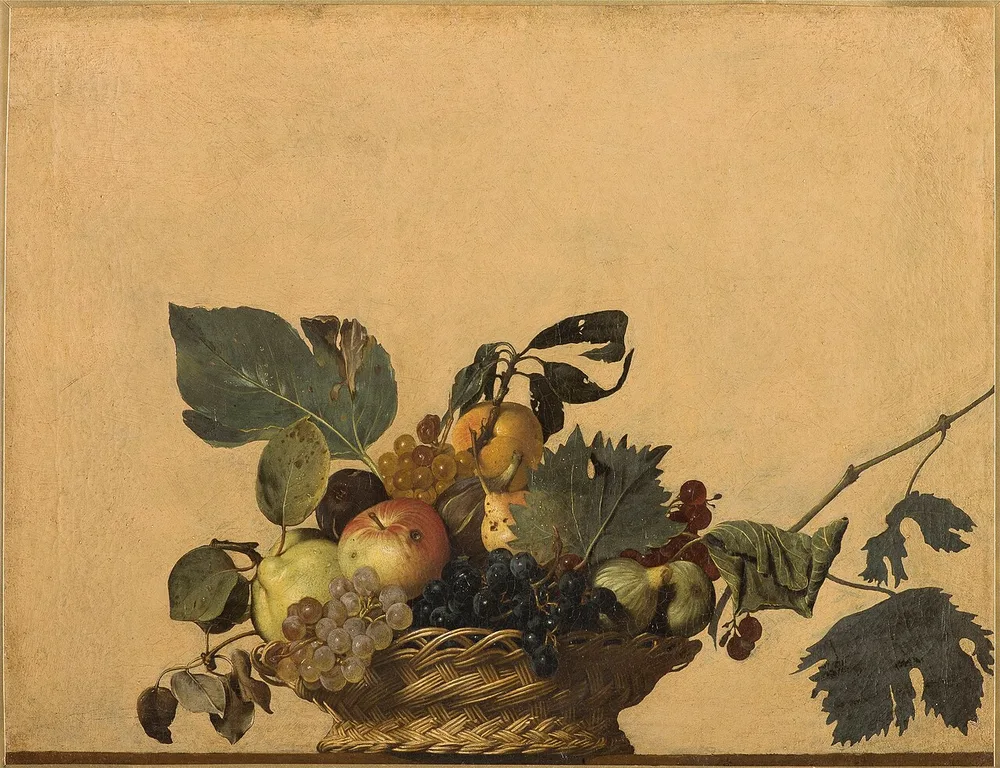 Corbeille de fruits, Le Caravage, vers 1597-1600