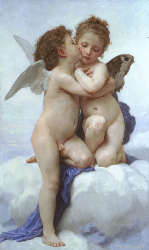 L'Amour et Psyché, enfants, William Bouguereau, 1890