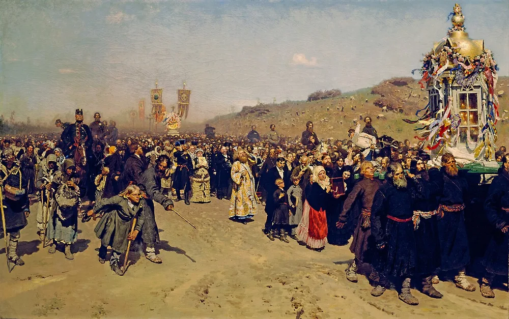 Procession religieuse dans la province de Koursk, Ilia Répine, 1880