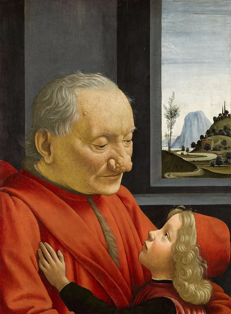 Portrait d'un vieillard et d'un jeune garçon, Domenico Ghirlandaio, 1490