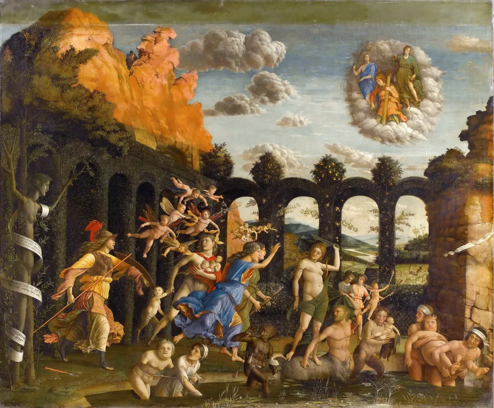 Minerve chassant les Vices du jardin de la Vertu, Andrea Mantegna, 1475-1500