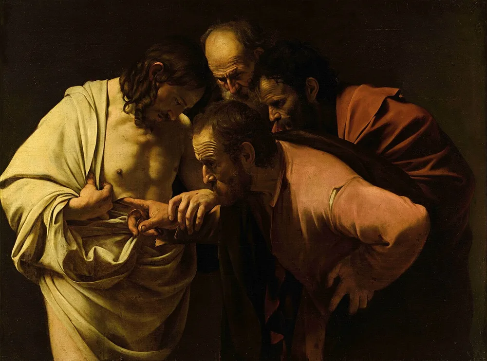 L'Incrédulité de saint Thomas, Le Caravage, 1601-1602