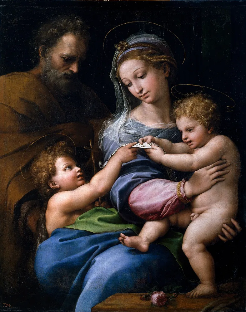 La Vierge à la rose, Raphaël, vers 1517