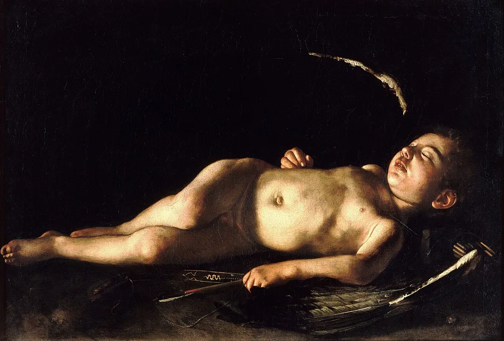 Amour endormi, Le Caravage, 1608