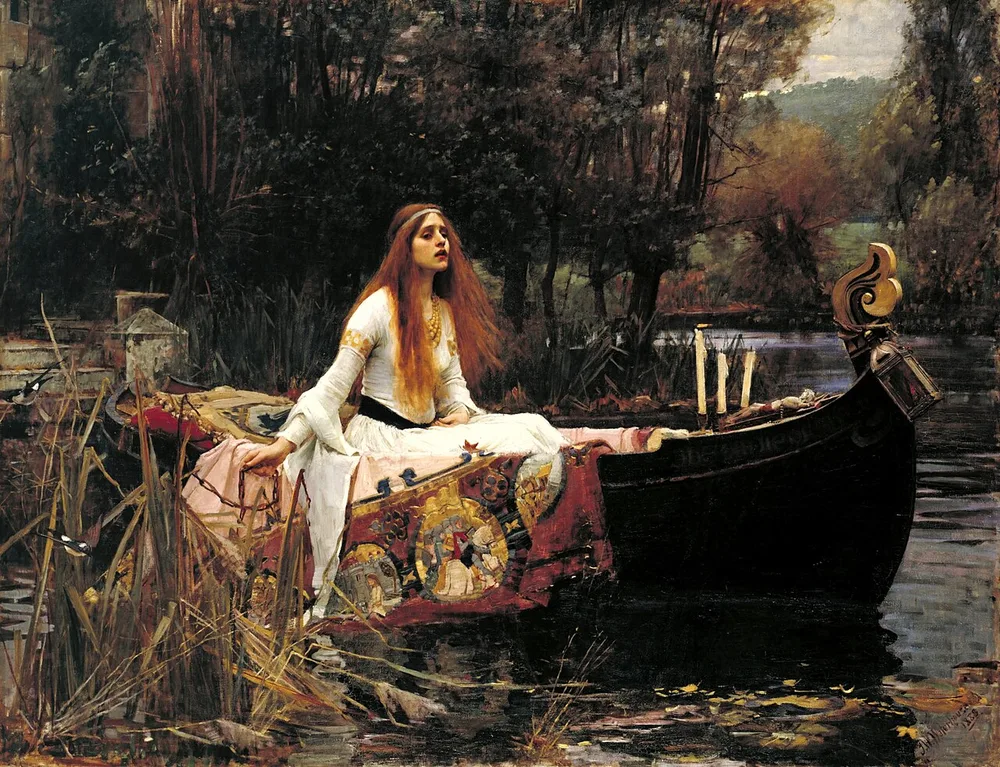 La Dame de Shalott, John William Waterhouse, 1888