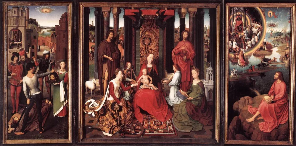 Le Mariage mystique de sainte Catherine (Hans Memling), Hans Memling, 1474-1479