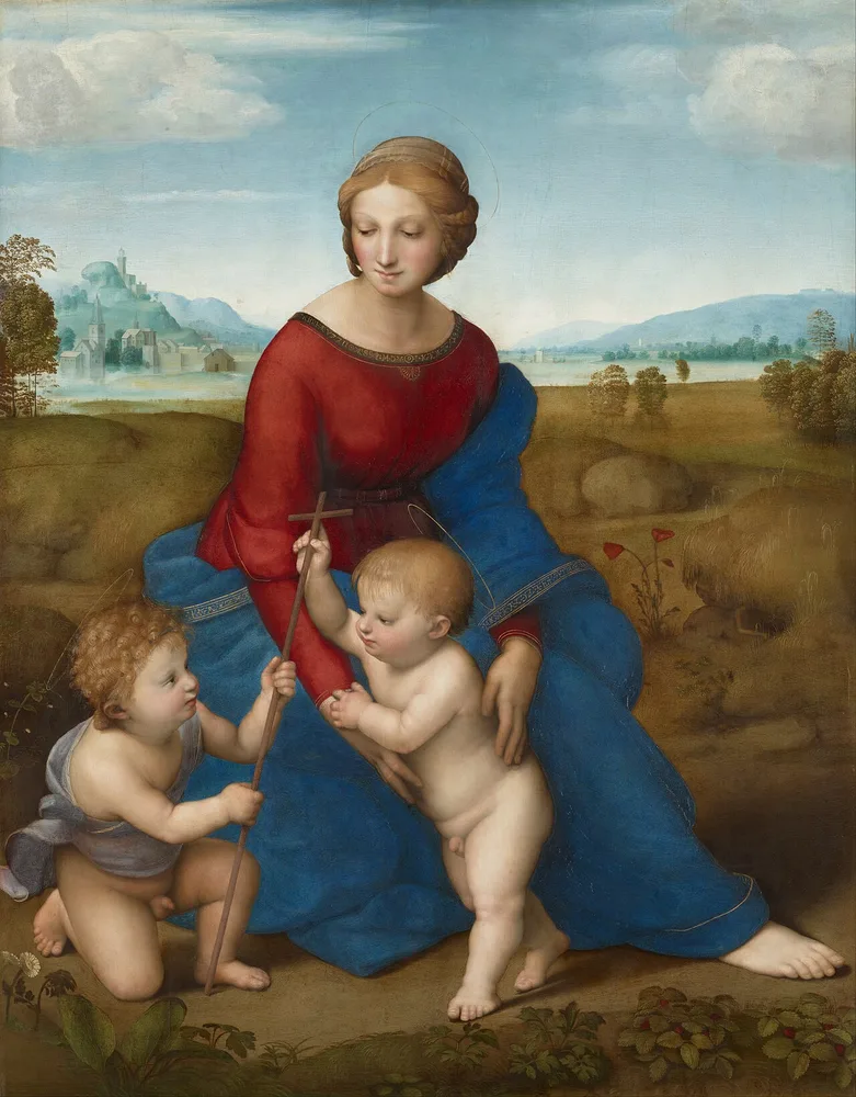 La Madone à la prairie, Raphaël, 1505-1506