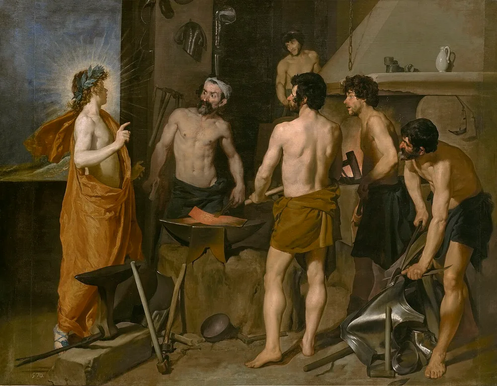 La Forge de Vulcain, Diego Vélasquez, 1630