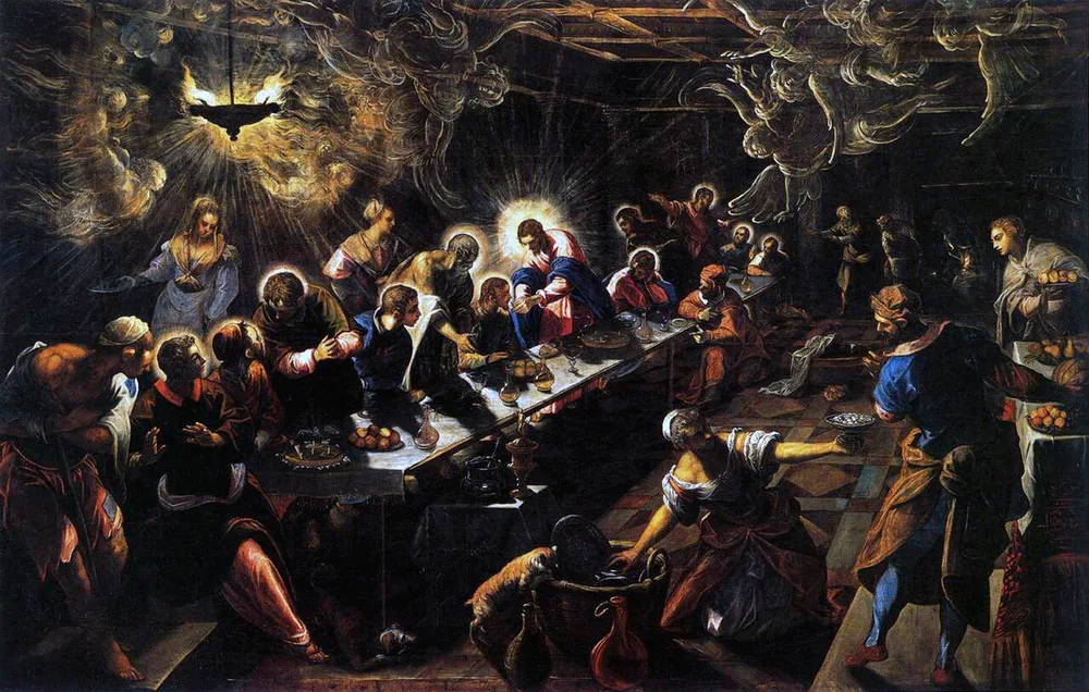 La Cène, Le Tintoret, 1563