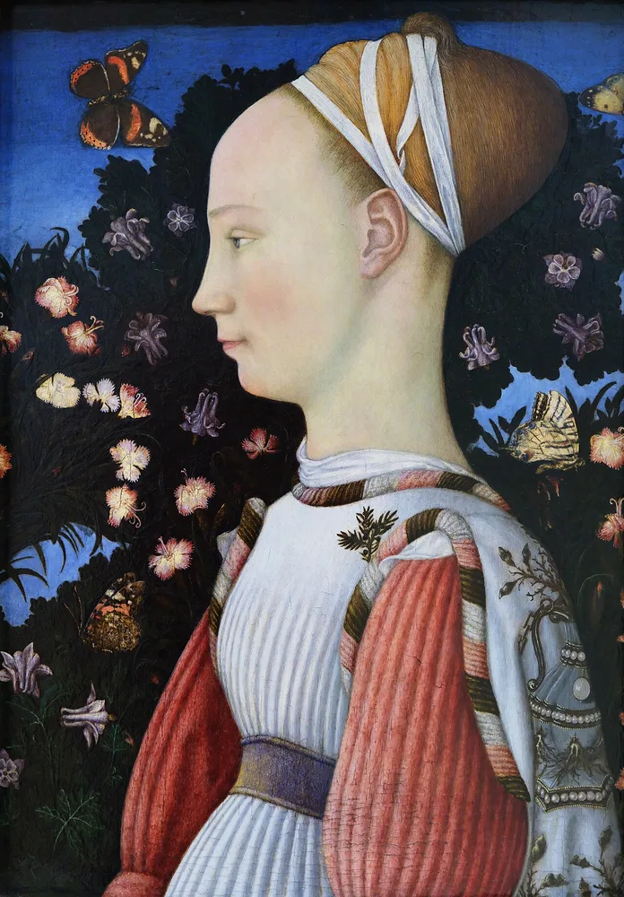 Portrait d'une jeune princesse, Pisanello, 1435-1440