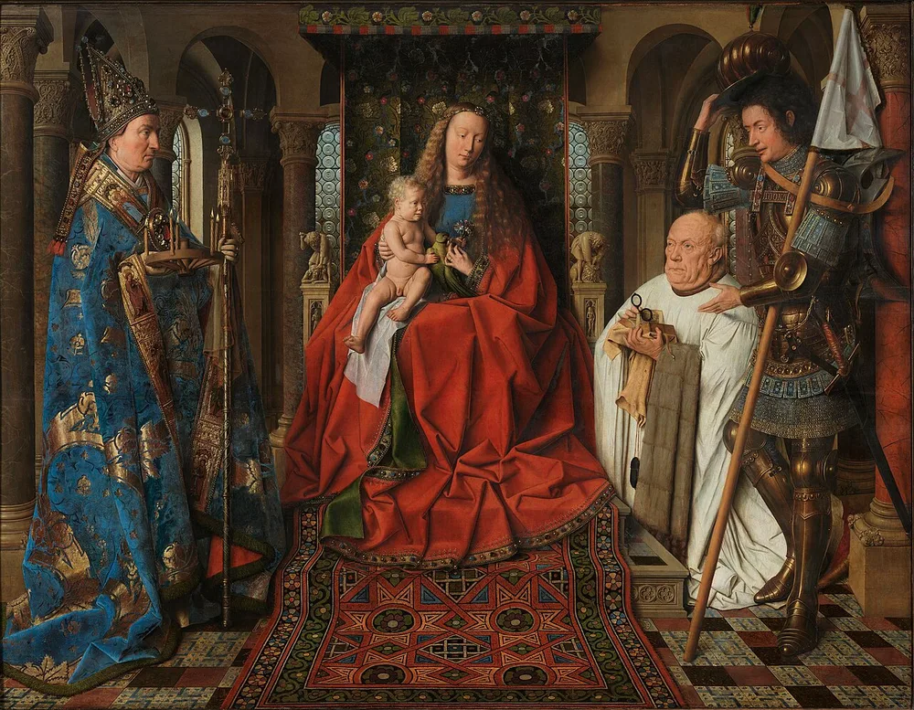 La Vierge au chanoine Van der Paele, Jan van Eyck, 1436