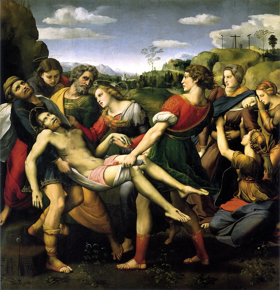 Déposition Borghèse, Raphaël, 1507