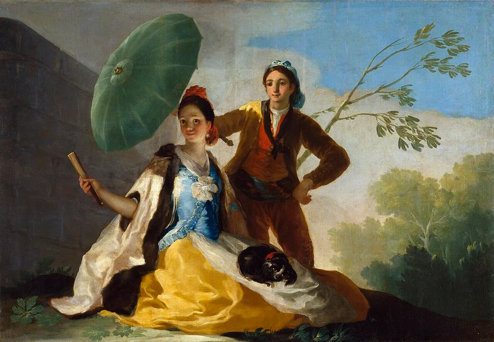 Le Parasol, Francisco de Goya, années 1770