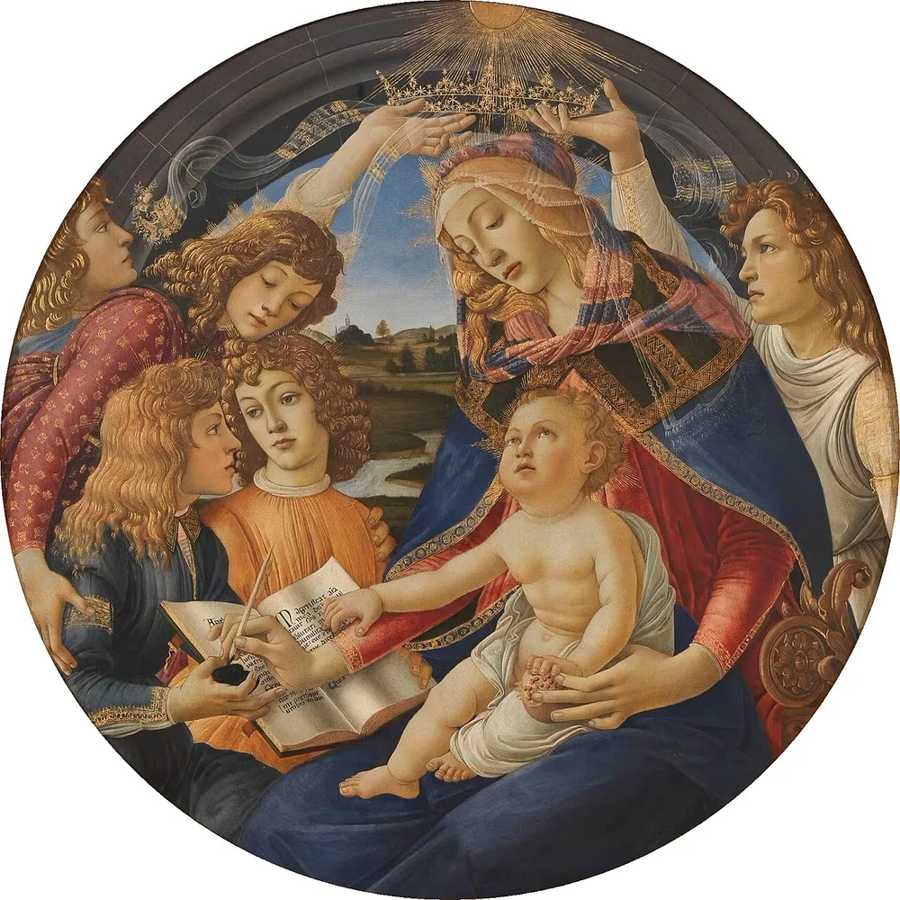 La Madone du Magnificat, Sandro Botticelli, vers 1483