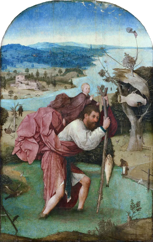 Saint Christophe portant l'Enfant Jésus, Jérôme Bosch, vers 1500