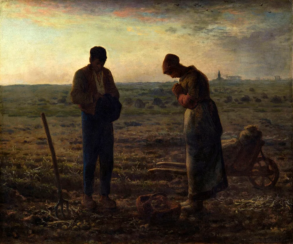 L'Angélus, Jean-François Millet, 1857-1859