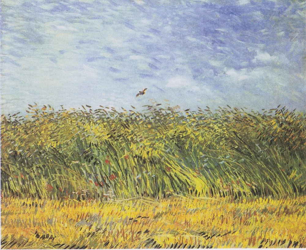 Champ de blé à l'alouette, Vincent van Gogh, 1887