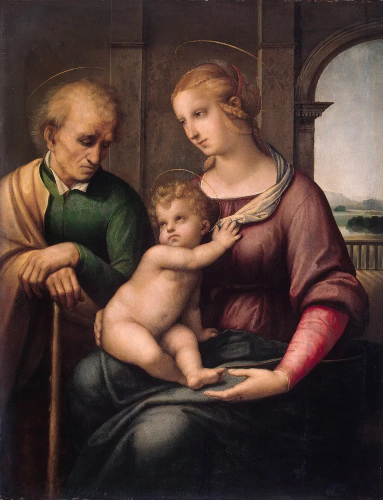 La Vierge à l'Enfant et saint Joseph, Raphaël, 1506