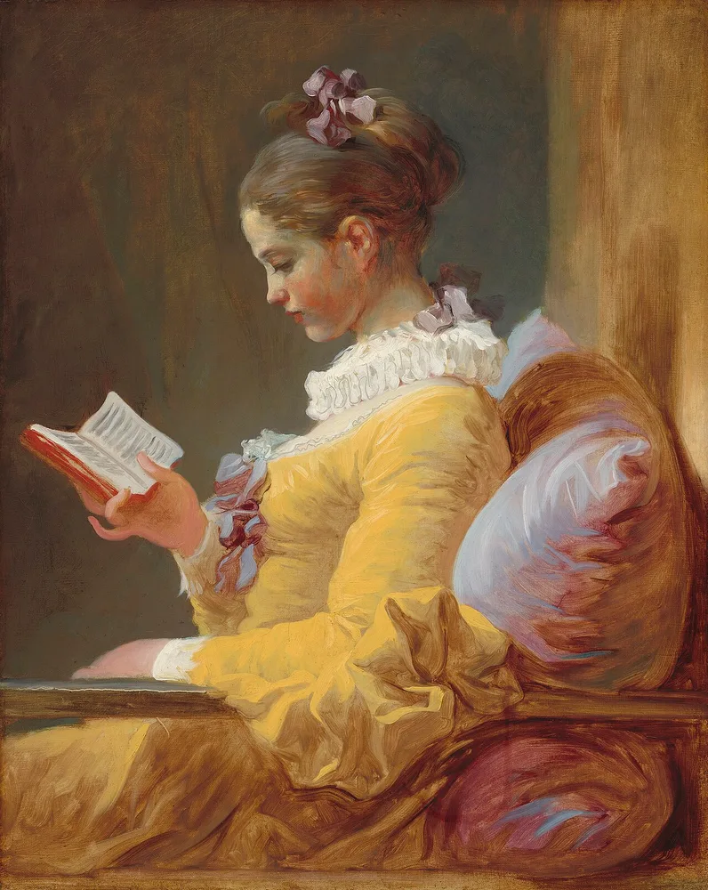 La Liseuse, Jean-Honoré Fragonard, vers 1770