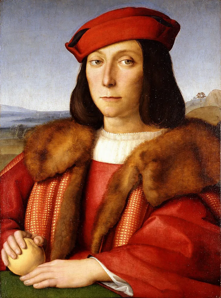 Le Jeune Homme à la pomme, Raphaël, vers 1504