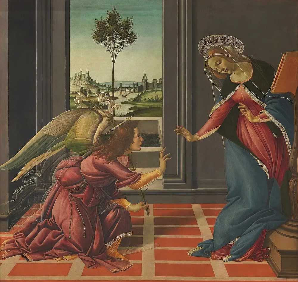 L'Annonciation du Cestello, Sandro Botticelli, 1489-1490