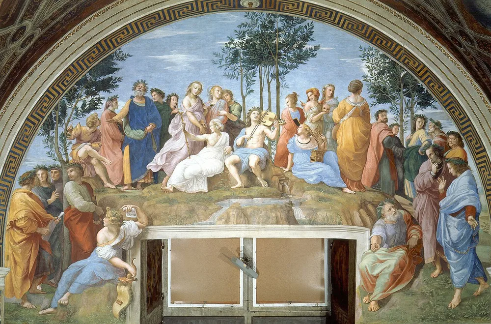 Le Parnasse, Raphaël, 1509-1511
