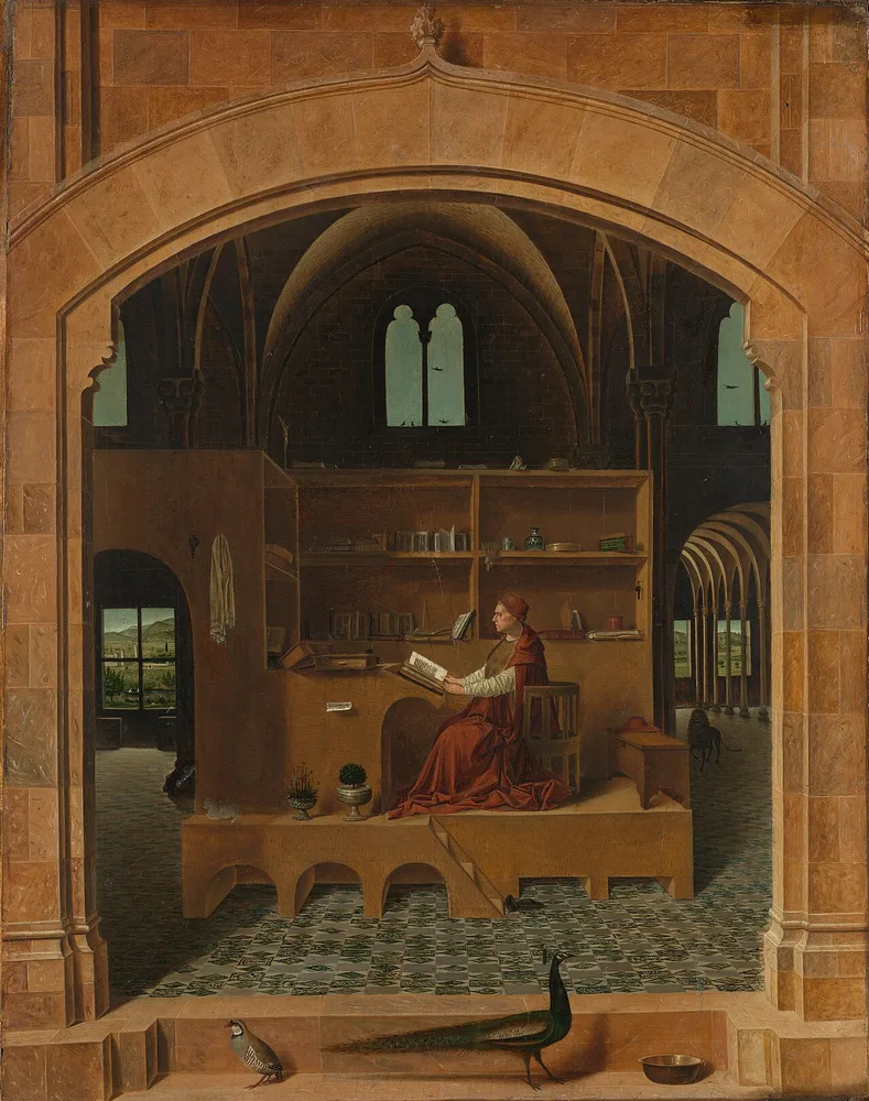 Saint Jérôme dans son étude, Antonello de Messine, 1474