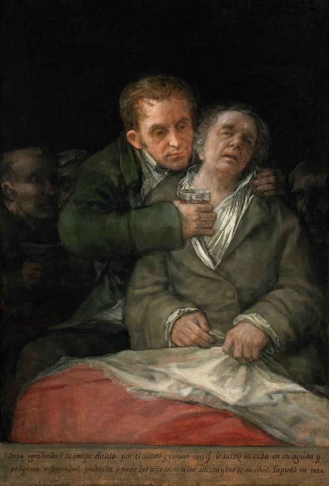 Goya et son médecin, Francisco de Goya, 1820