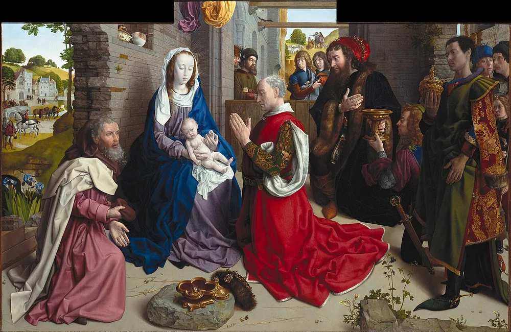 Adoration des Mages, Hugo van der Goes, vers 1470