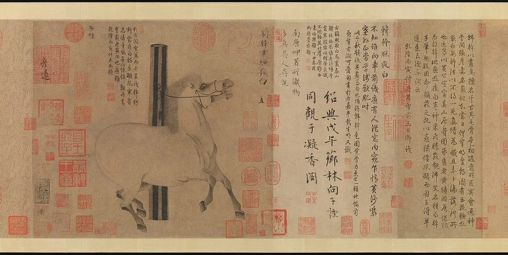 Blanc qui illumine la nuit, Han Gan, vers 742-756
