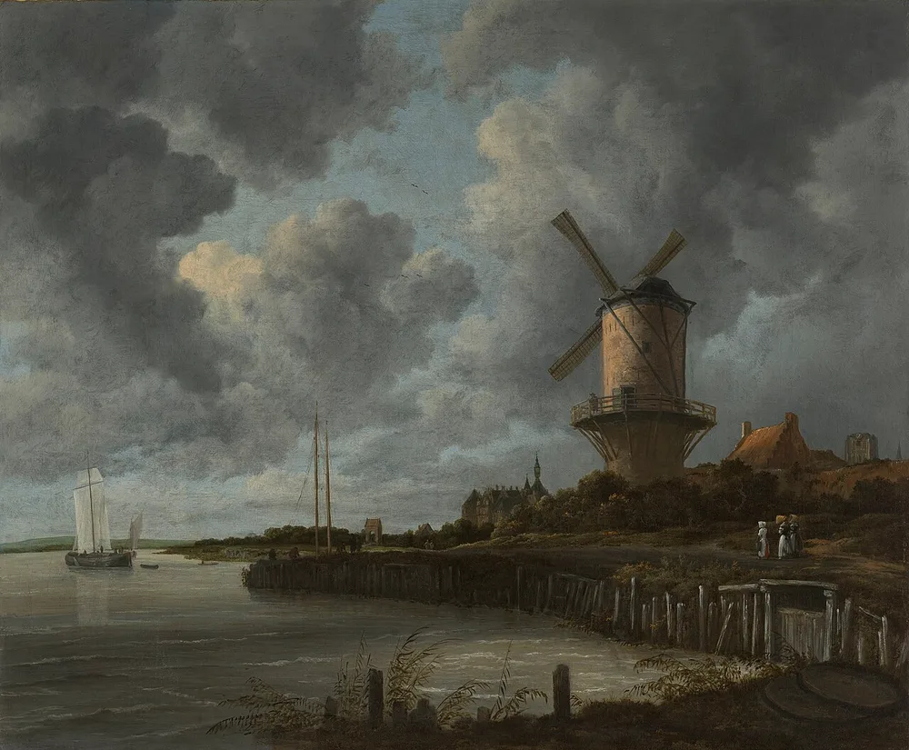 Le Moulin près de Wijk bij Duurstede, Jacob van Ruisdael, 1670