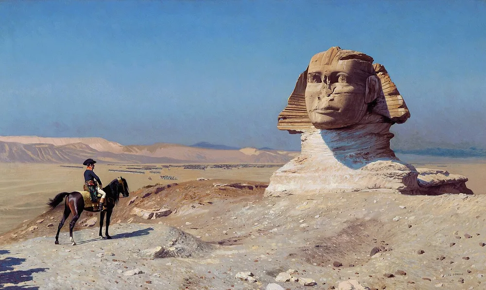 Bonaparte devant le Sphinx, Jean-Léon Gérôme, 1867
