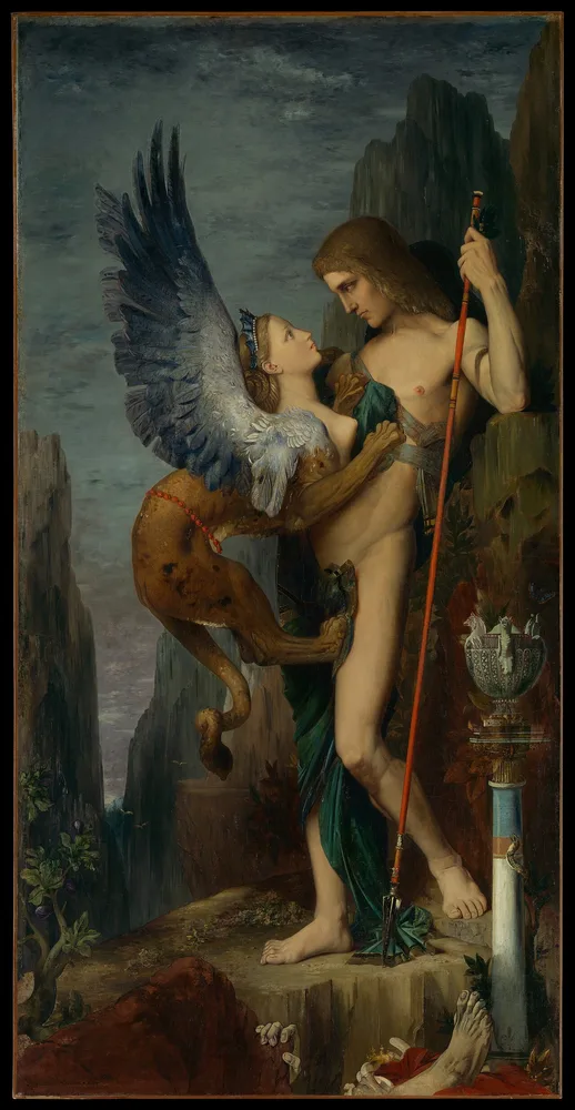 Œdipe et le Sphinx, Gustave Moreau, 1864