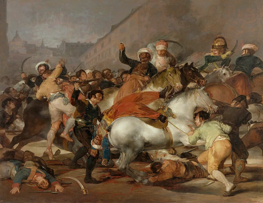 Dos de Mayo, Francisco de Goya, 1814
