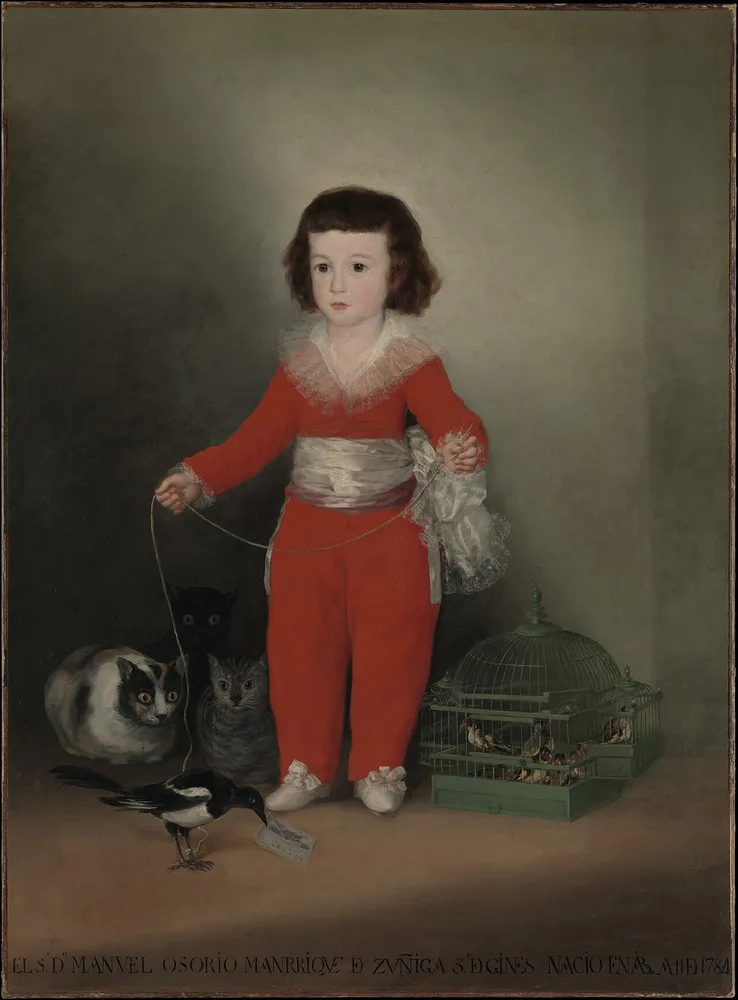 Don Manuel Osorio de Zuniga, Francisco de Goya, 1787