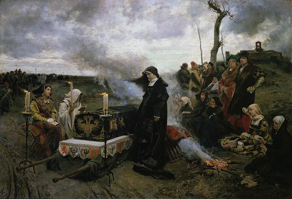 Doña Juana la Loca, Francisco Pradilla y Ortiz, 1877