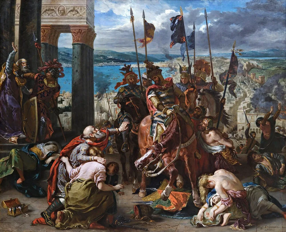 Prise de Constantinople par les croisés (12 avril 1204), Eugène Delacroix, 1840