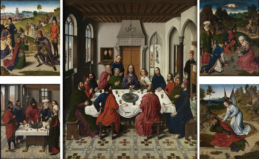 Polyptyque du Saint-Sacrement, Dirk Bouts, 1464-1468