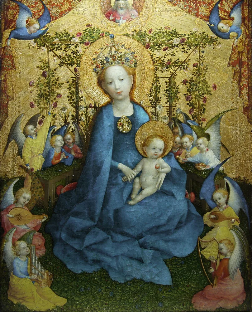 La Vierge au buisson de roses, Stefan Lochner, vers 1440-1442
