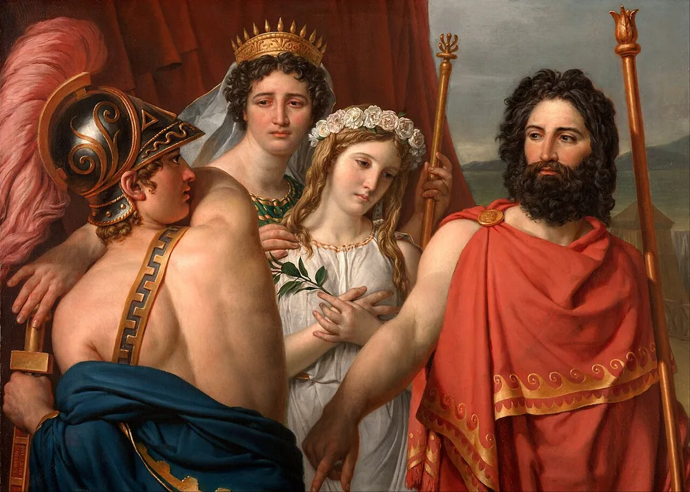 La Colère d'Achille, Jacques-Louis David, 1819