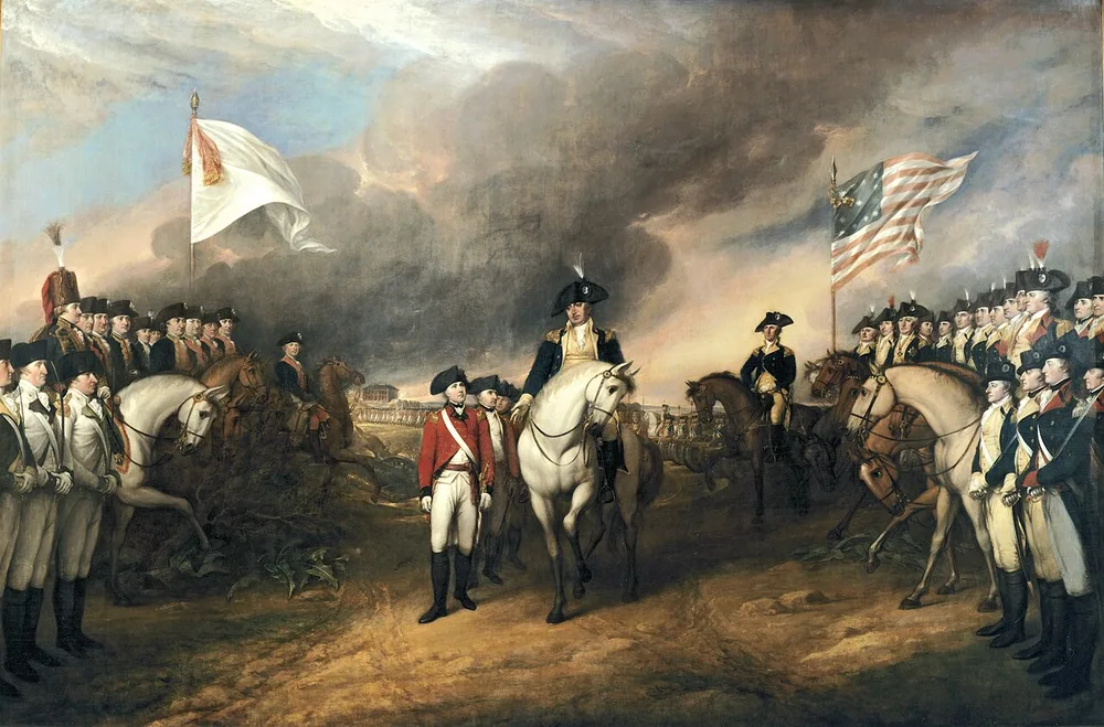 La Reddition de Lord Cornwallis, John Trumbull, 1819