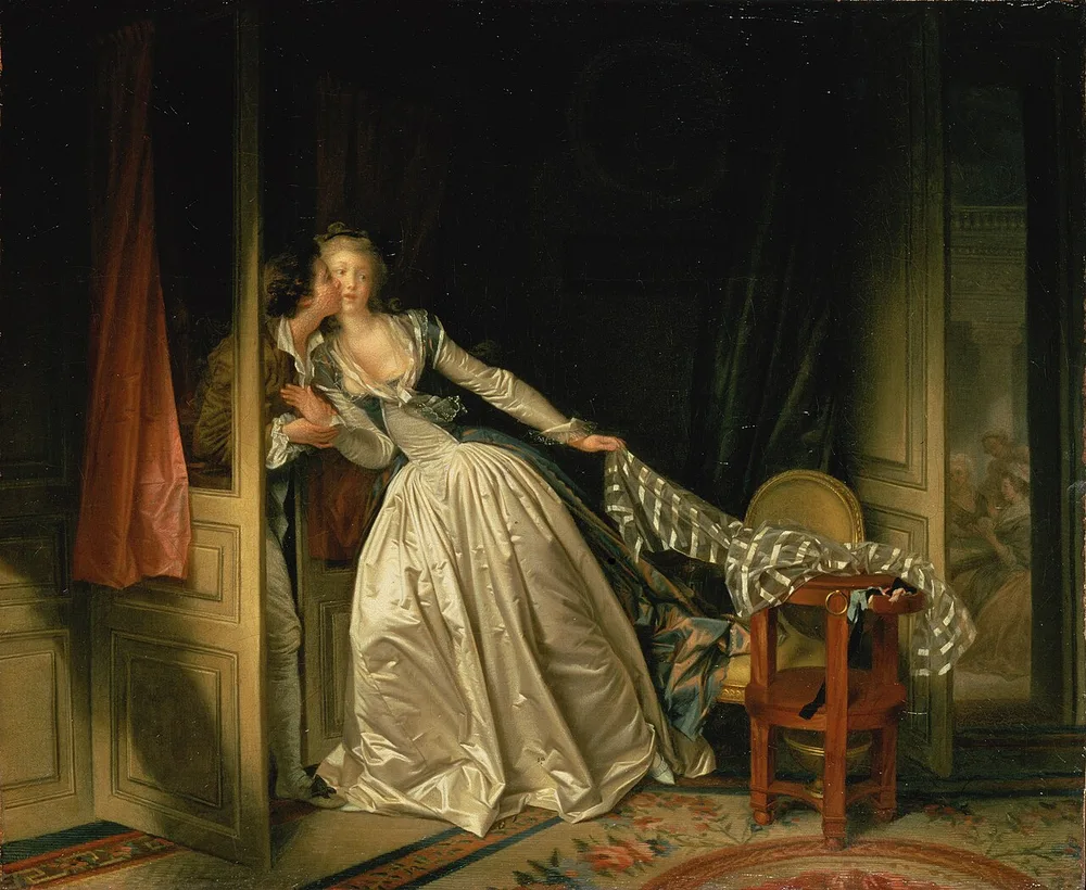 Le Baiser à la dérobée, Marguerite Gérard, vers 1785-1789