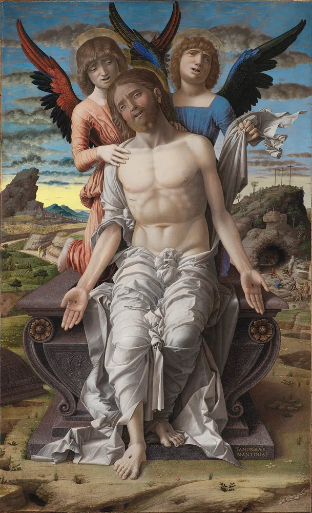Le Christ mort soutenu par deux anges, Andrea Mantegna, 1488