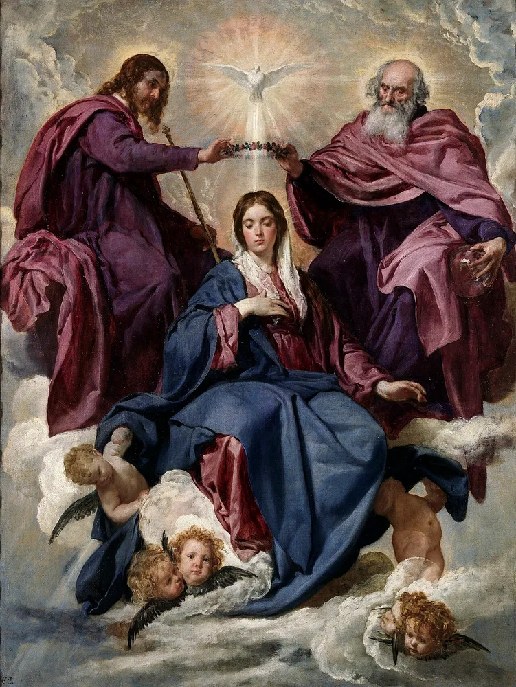 Le Couronnement de la Vierge, Diego Vélasquez, 1635-1636